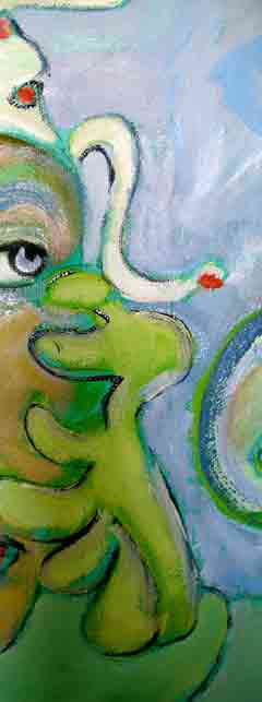 huile sur toile-regard xx2